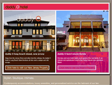 Tablet Screenshot of daddyohotel.com